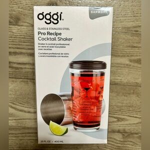 OGGI Pro Recipe Cocktail Shaker